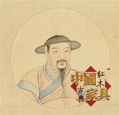8、趙孟鈷自畫像_副本
